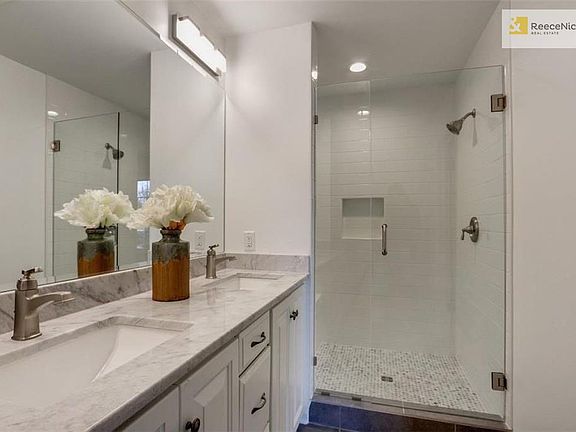 Master bath and shower with bench