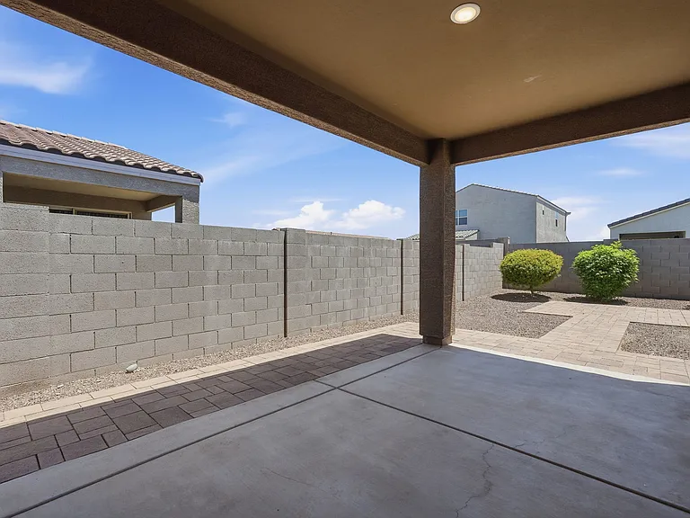 Covered patio