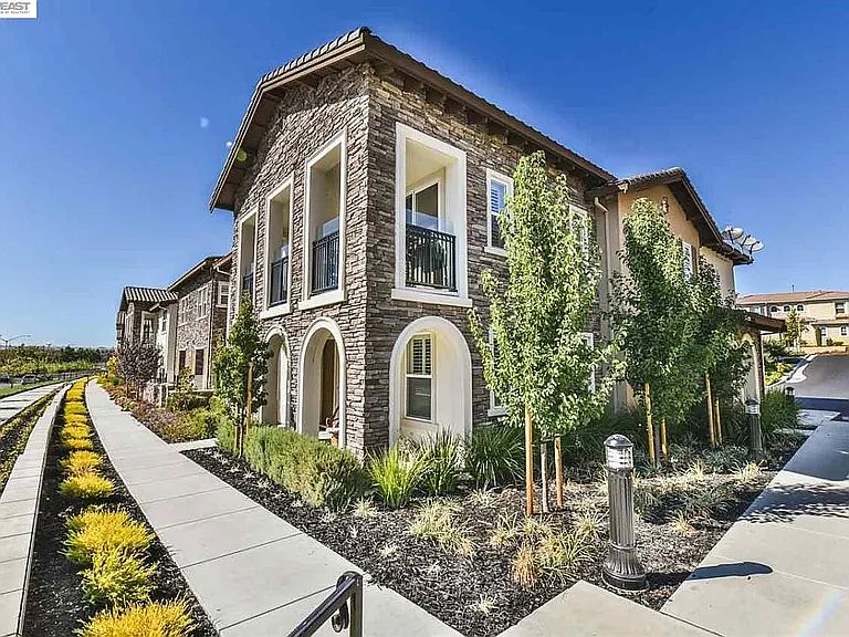 View of the house from central parkway