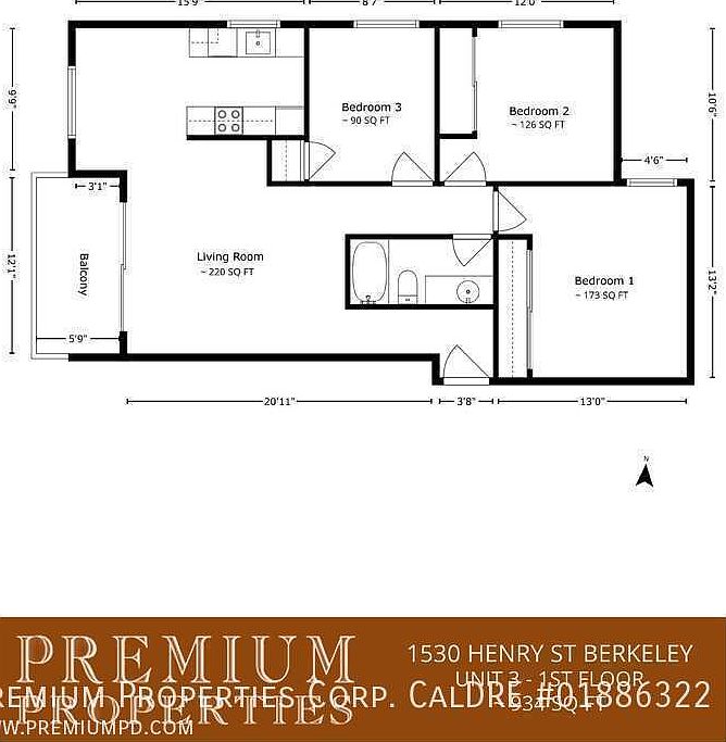 2nd image of 1530 Henry St APT 3