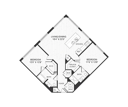 Floor plan Beacon - B6