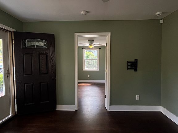 Living room, looking into first bedroom