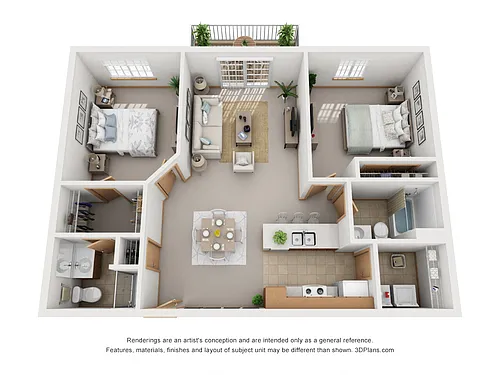 Floor plan Plan D
