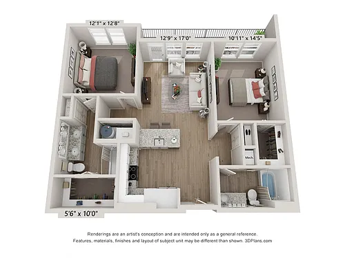 Floor plan B2