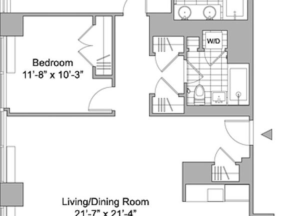 2nd image of 322 W 57th St APT 43U1
