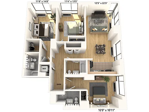 Floor plan C2P-Classic