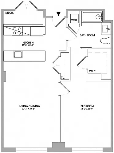 Floor plan 1 Bed/1 Bath-06
