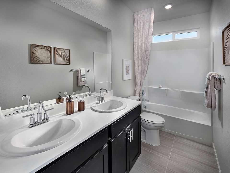 A Bathroom at a nearby Meritage Homes community in Vacaville, CA.