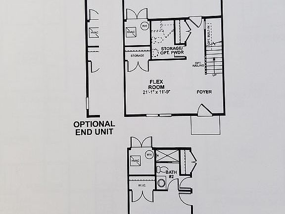 1 Fl., w optional bedroom