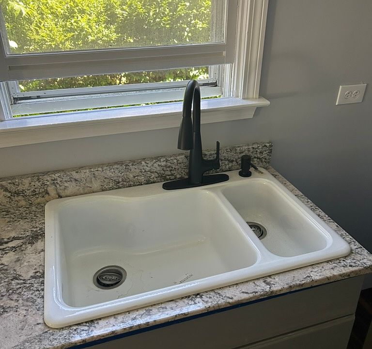 New double sink.