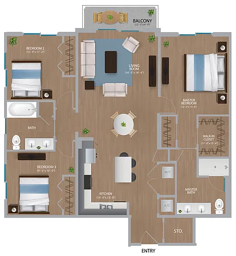 Floor plan C13