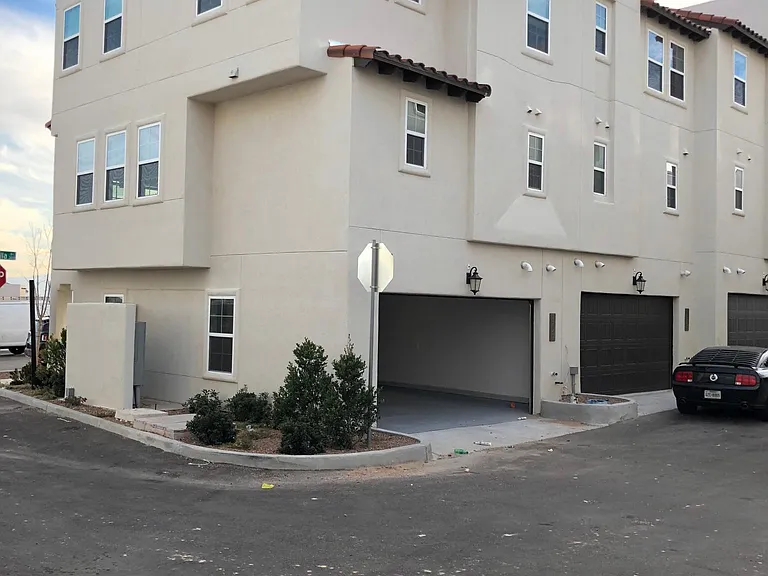Back of property