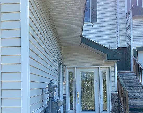 Entrance to upper level