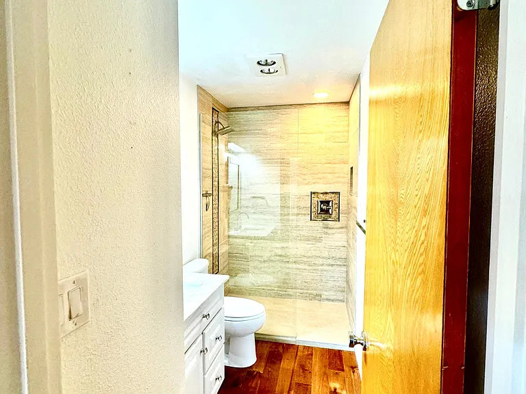 View entering guest bath