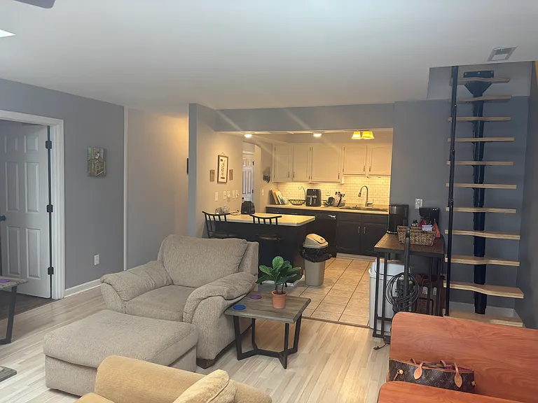 Living room and kitchen will be shared