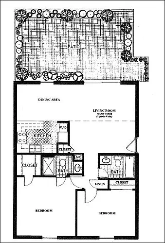 Floor plan 2 Bedroom