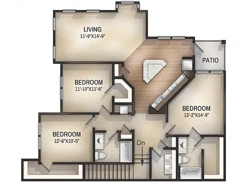 Floor plan Herringbone II