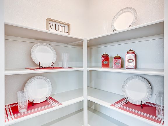 Spacious pantry