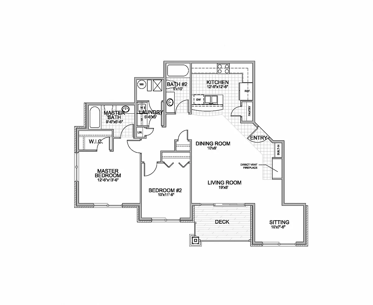 Floor plan Alcove (Flat)