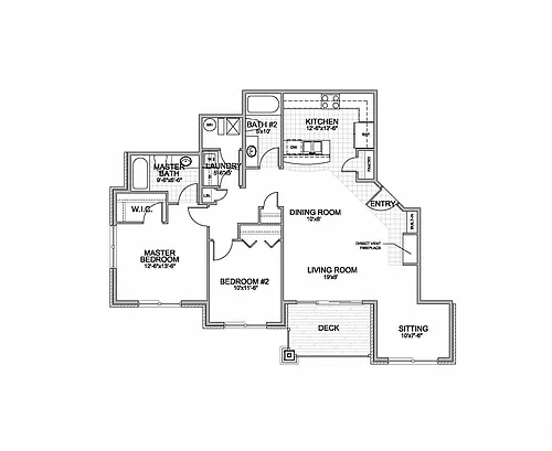 Floor plan Alcove (Flat)