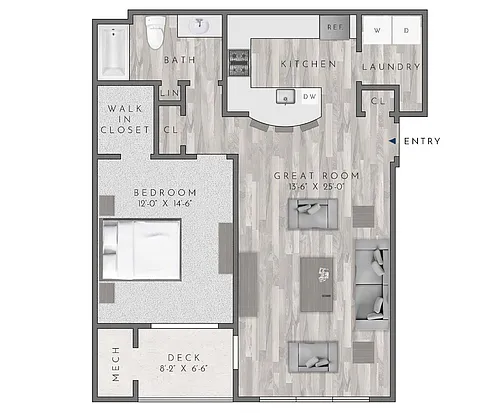 Floor plan Hillside