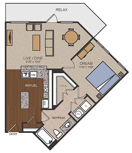 Floor plan A1B