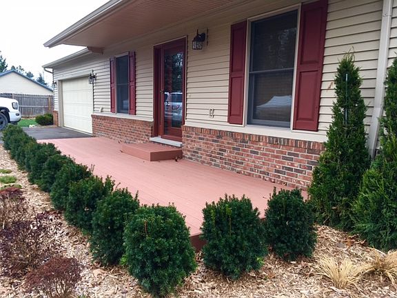 Hard composite front deck