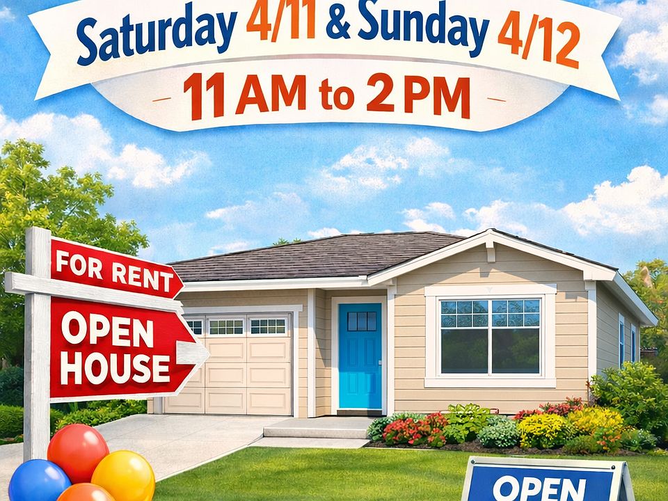 Open House 4/11 and 4/12 from 11 AM - 2 PM