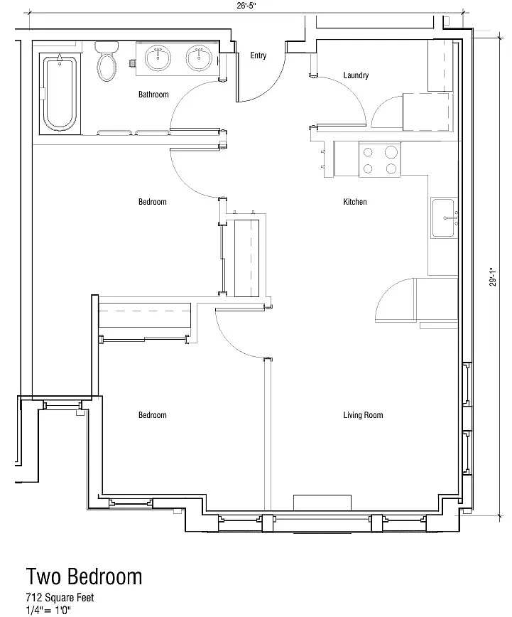 Floor plan 2X1