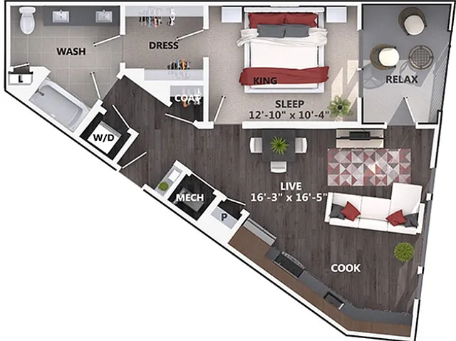 Floor plan A3a