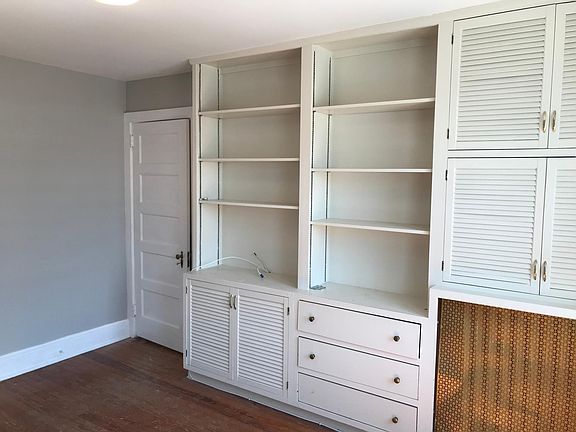 Master bedroom has lots of storage