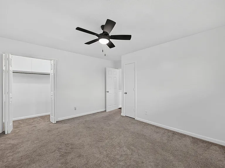 Bedroom 2 with 2 separate closets
