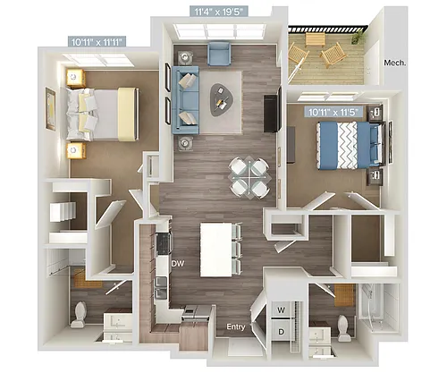 Floor plan B4-325-419