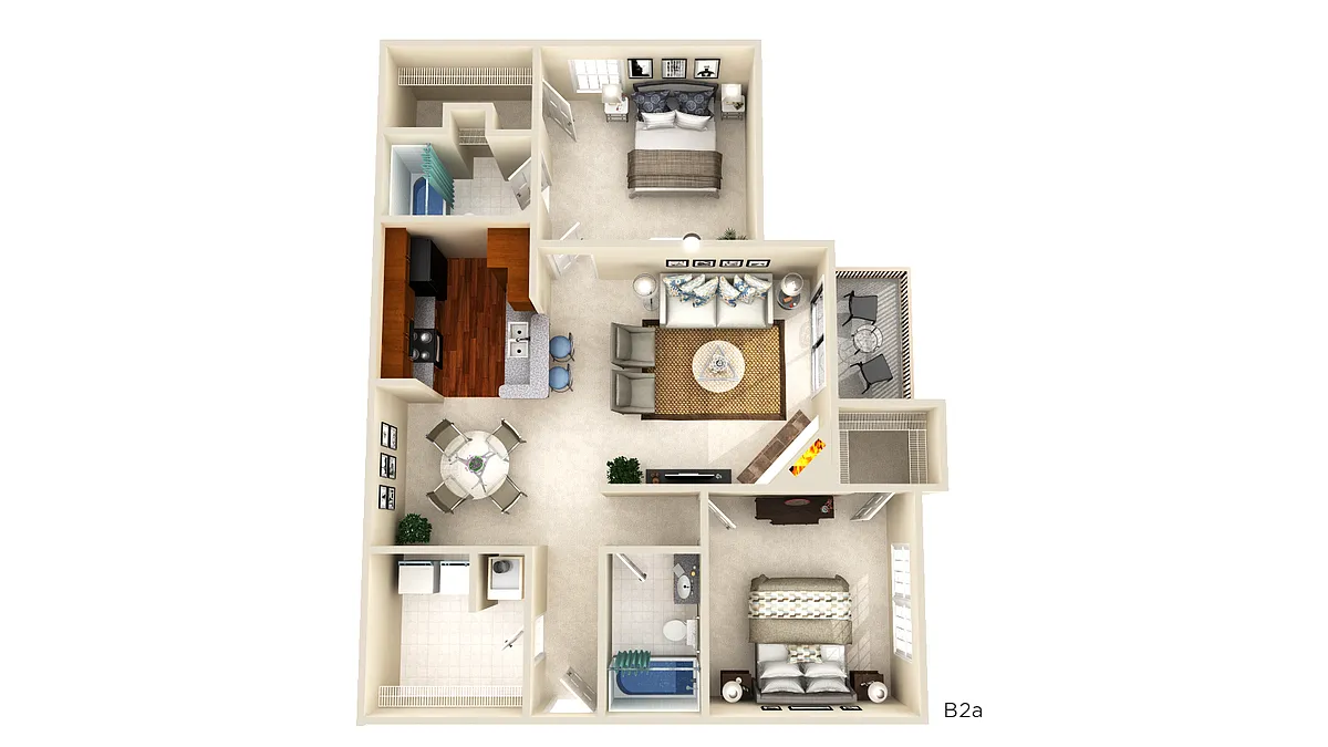 Floor plan B2a