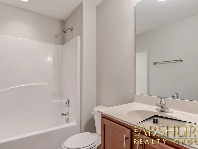 3rd floor full bath with cultured marble vanity