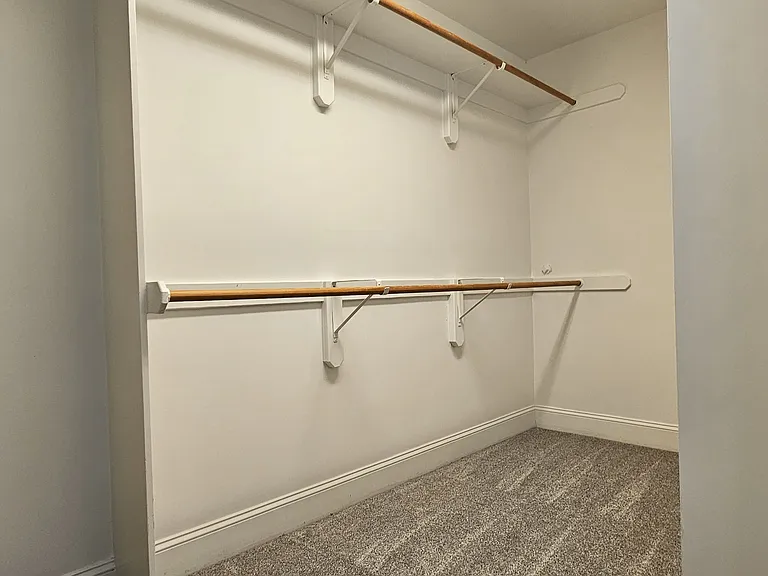 Spacious master closet