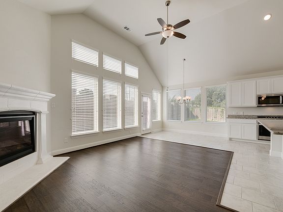 Living room, dining area