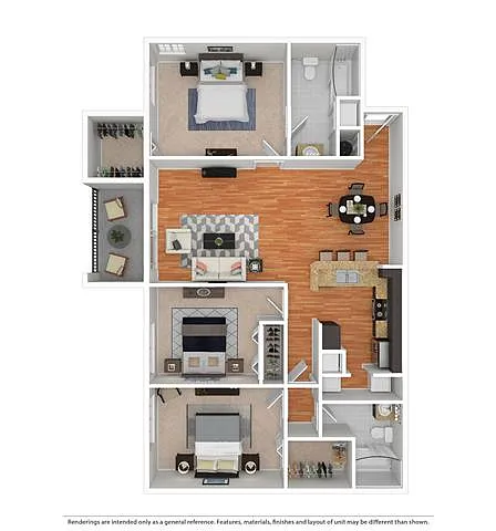 Floor plan Evian
