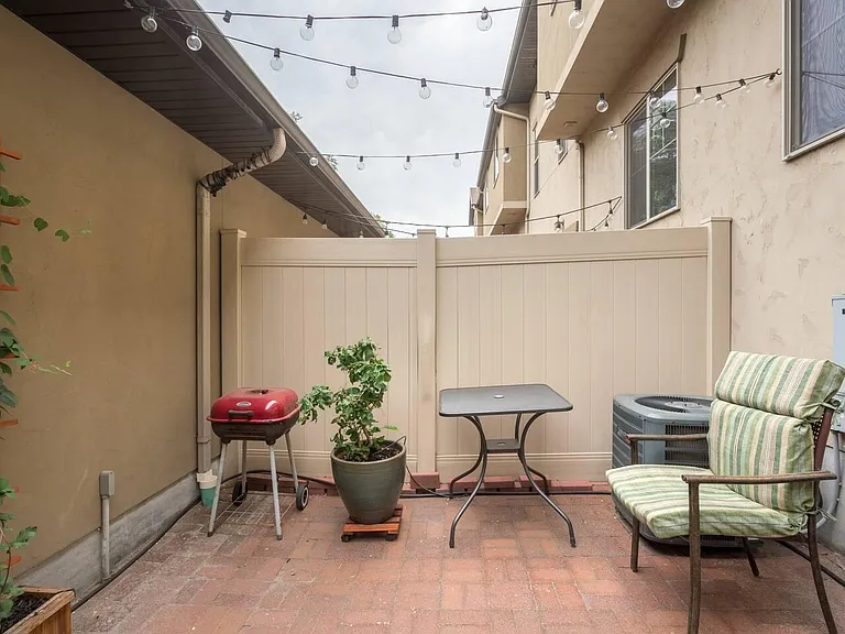 Private patio (will be unfurnished)