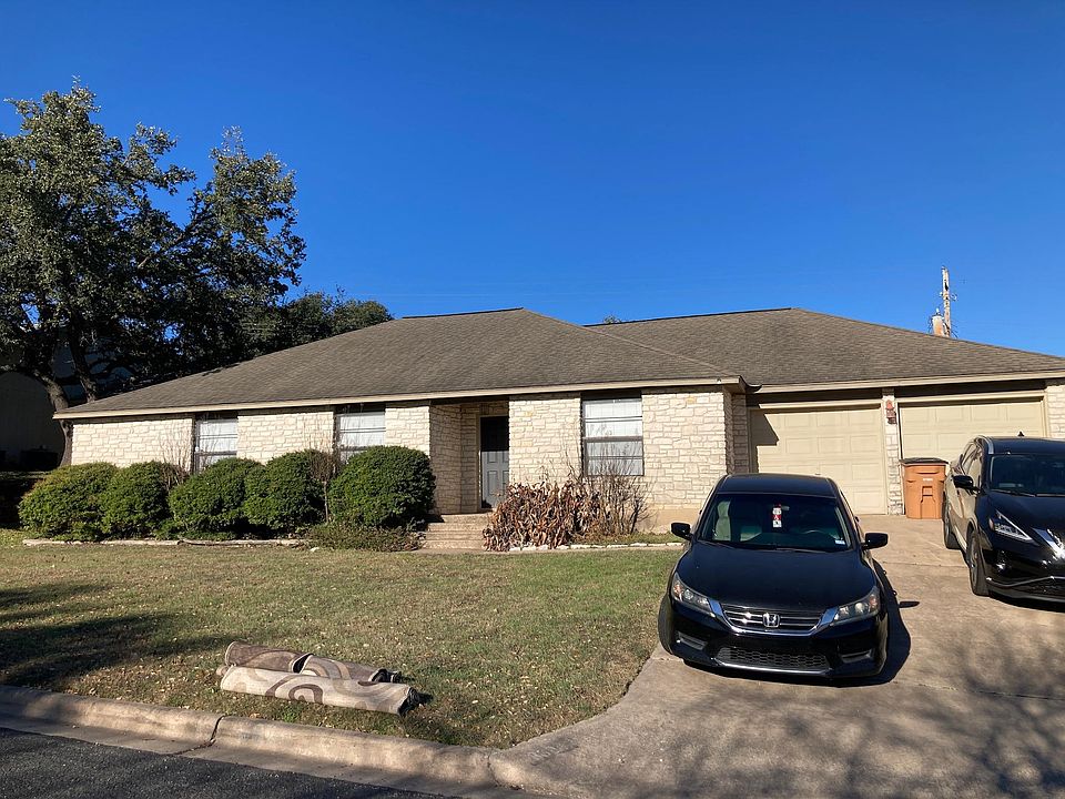 Front of the house with 2-car garage