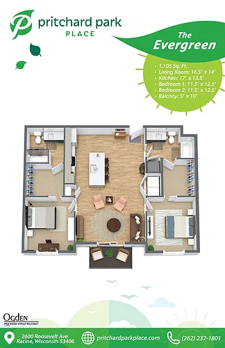 Floor plan The Evergreen