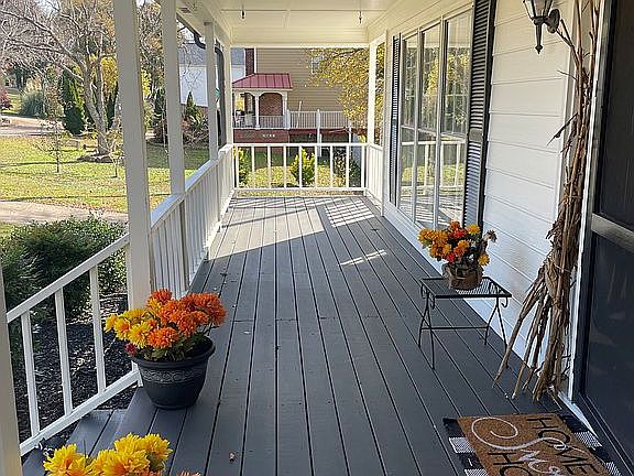 Large front porch