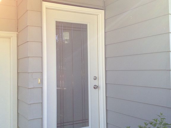 NEW front door w/ storm door