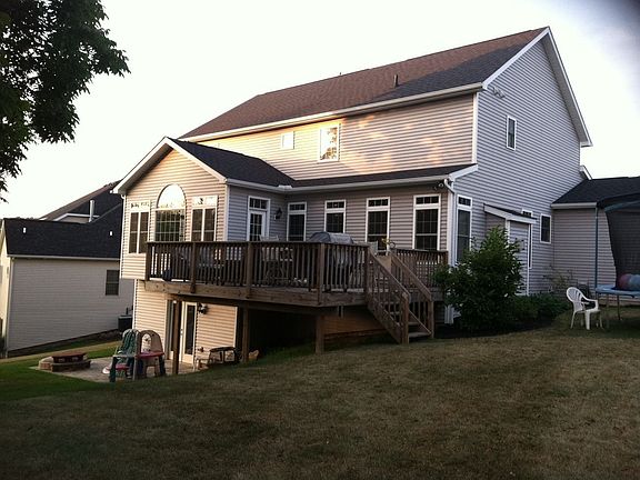back view- patio & deck