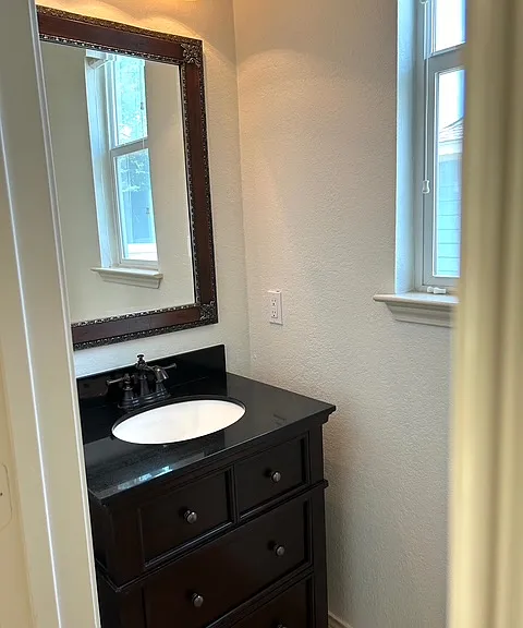 Downstairs half bath