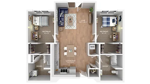 Floor plan Parallel