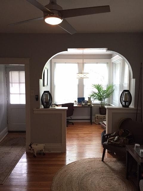 Living room and sunroom