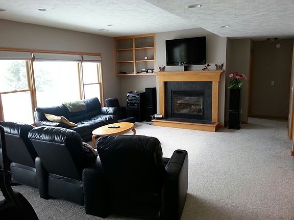 basement with surround sound