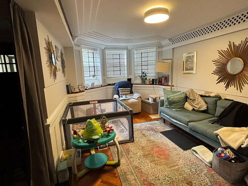Bay window living room