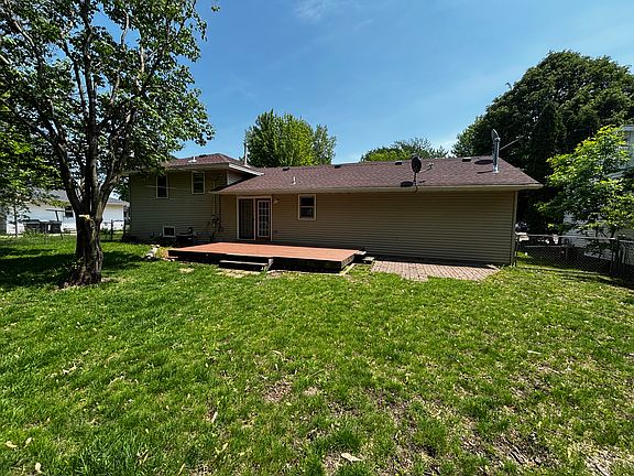 Back view of the house